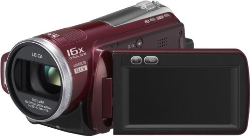 Panasonic HDC-SD20 HD Camcorder, Red rood
