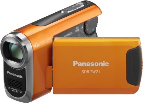 Panasonic SDR-SW21 SD Camcorder, Orange oranje