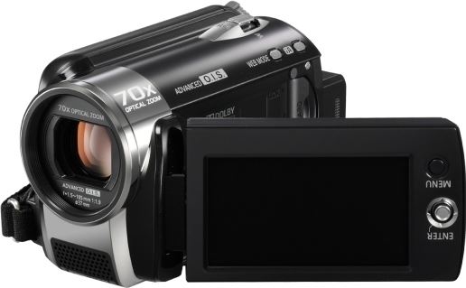 Panasonic SDR-H90 HDD/SD Camcorder, Black zwart