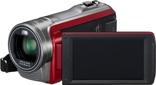 Panasonic HC-V500 grijs, rood