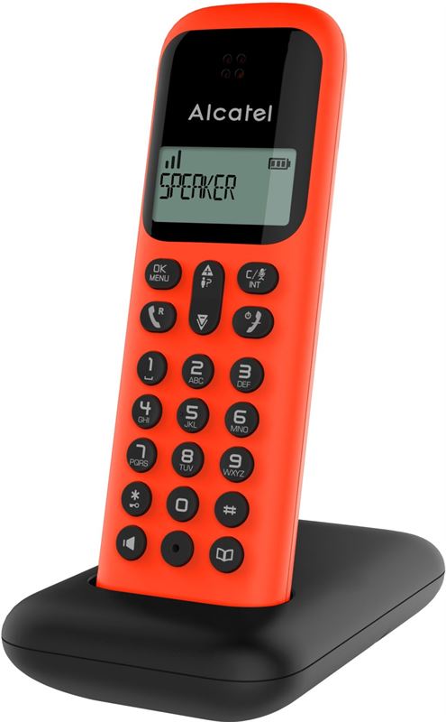 knelpunt Productie bewondering Alcatel D285S single draadloze huistelefoon voor de vaste lijn - rood Telefoon  kopen? | Kieskeurig.nl | helpt je kiezen