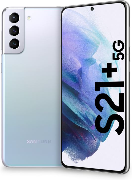 Samsung Galaxy S21+ 5G 128 GB / phantom silver / (dualsim) / 5G
