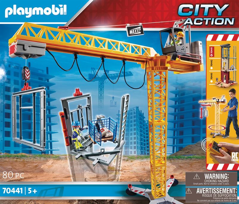Trouw Blijven Wetenschap playmobil City Life Playmobil 70441 City Action RC Bouwkraan | Prijzen  vergelijken | Kieskeurig.nl