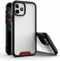 JVS Products 12 Mini Bumper Case Hoesje - Apple iPhone 12 Mini - Transparant / Zwart