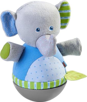 Noord Amerika Klacht drempel Haba tuimelaar Olifant junior 17 x 10 cm pluche blauw/groen baby-speelgoed  kopen? | Kieskeurig.be | helpt je kiezen