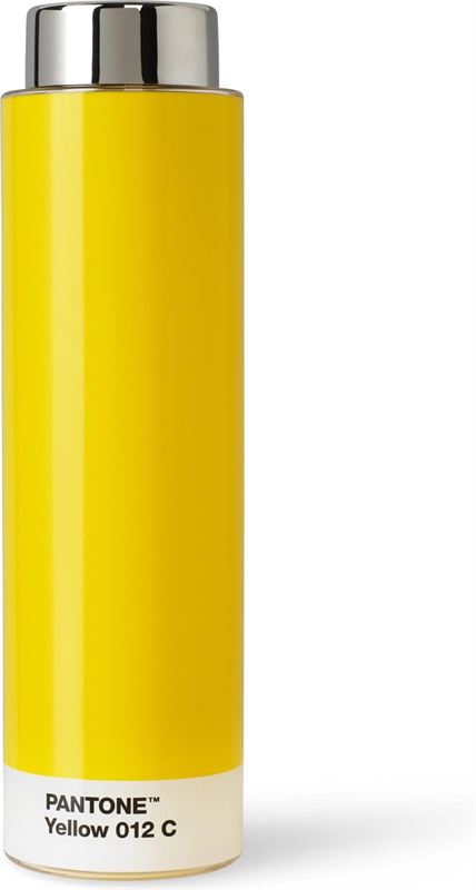 Copenhagen Design Pantone Waterfles Tritan/RVS 500 ml - Yellow 012 C Outdoor (overig) | Kieskeurig.nl | helpt je kiezen