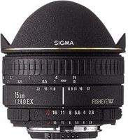 Sigma Fisheye 15mm f/2.8 EX DG Diagonal Fisheye for Pentax AF