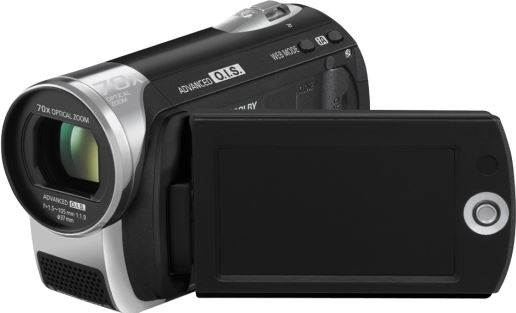 Panasonic SDR-S26 SD Camcorder, Black zwart