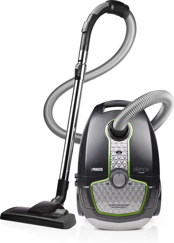 Princess 335000 Vacuum Cleaner Silence DeLuxe zwart, grijs