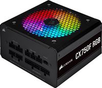 Corsair CX750F RGB, 750 Watt voeding 4x PCIe, Full Kabel-Management