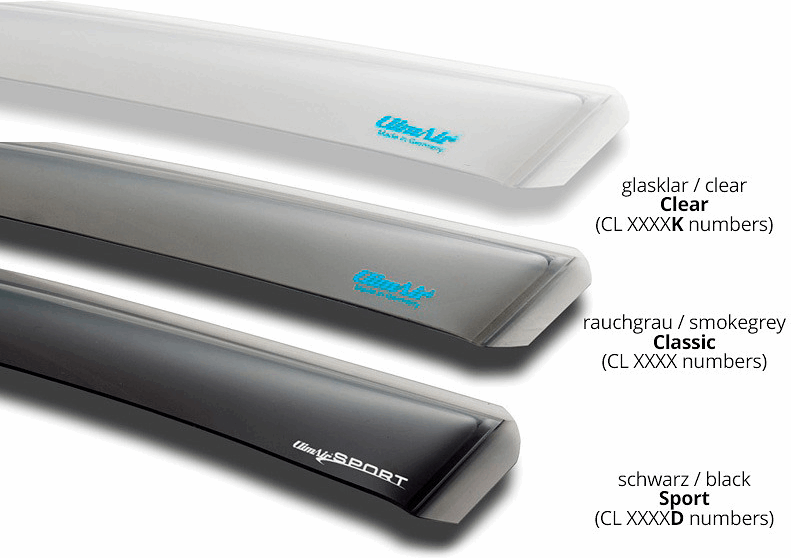 ClimAir Wind Deflectors Seat 4/934D ook voor Inca Auto (overig) kopen