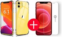 JVS Products 11 Anti-Shock Hoesje + GRATIS Screenprotector - Transparant - Extra - Dun - Apple iPhone 11 hoes - cover - case - Screenprotector kit
