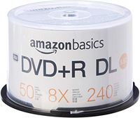AmazonBasics 8.5GB 8x DVD+R DL - Pack Spindle Spindel mit 50 Stuk