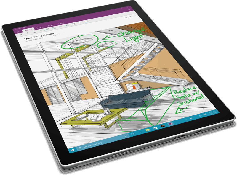Microsoft Surface Pro 4 12,3 inch / zilver / 512 GB