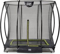 Exit Silhouette inground trampoline 153x214cm met veiligheidsnet - zwart