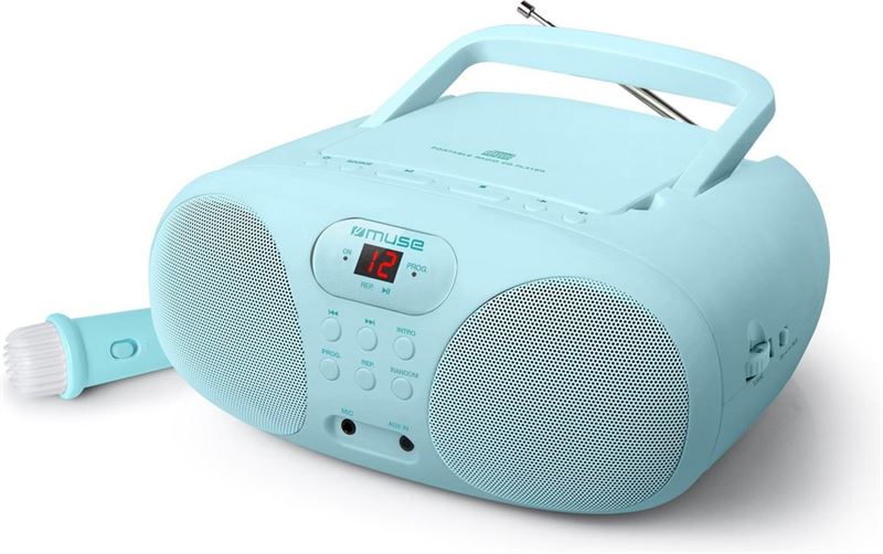 Muse Electronics Muse MD203 KB Draagbare Radio, CDspeler met