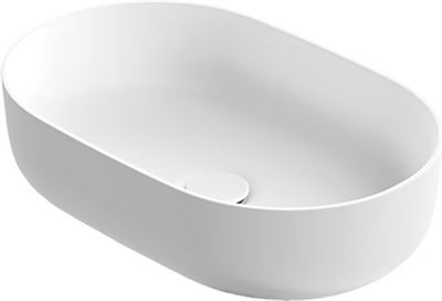 Opeenvolgend Terug kijken vergeven XENZ Neo-O waskom ovaal solid surface mat wit wastafel en fontein kopen? |  Kieskeurig.nl | helpt je kiezen