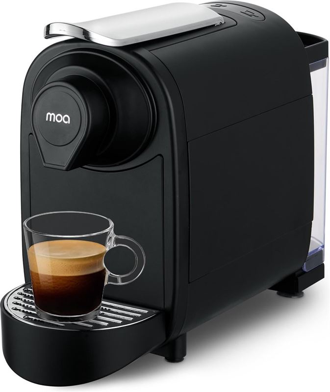 MOA SPORT Koffiemachine - Koffiecupmachine - Koffieapparaat voor cups - Espressomachine - Nespresso koffiemachine - ristretto, espresso & lungo - Zwart - CM01B