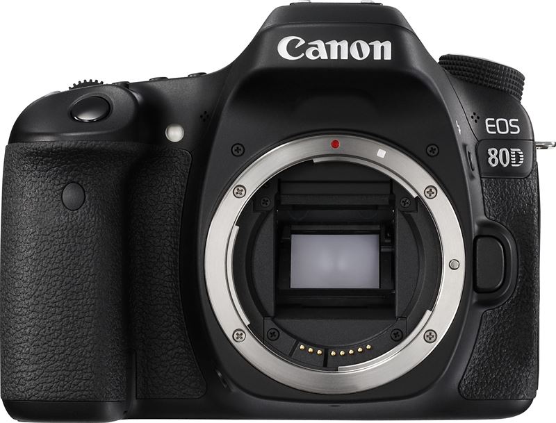 Canon EOS 80D + 18-55mm iS STM + Tamron 70-300mm Di LD Macro zwart