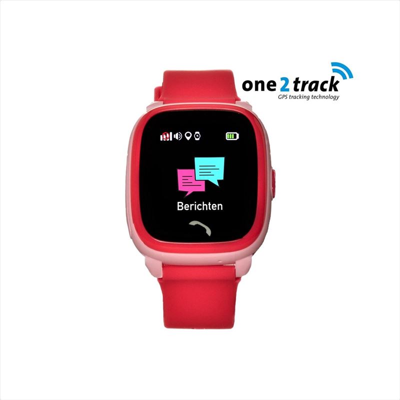 One2Track Connect Play - GPS tracker telefoonhorloge voor kinderen - Roze