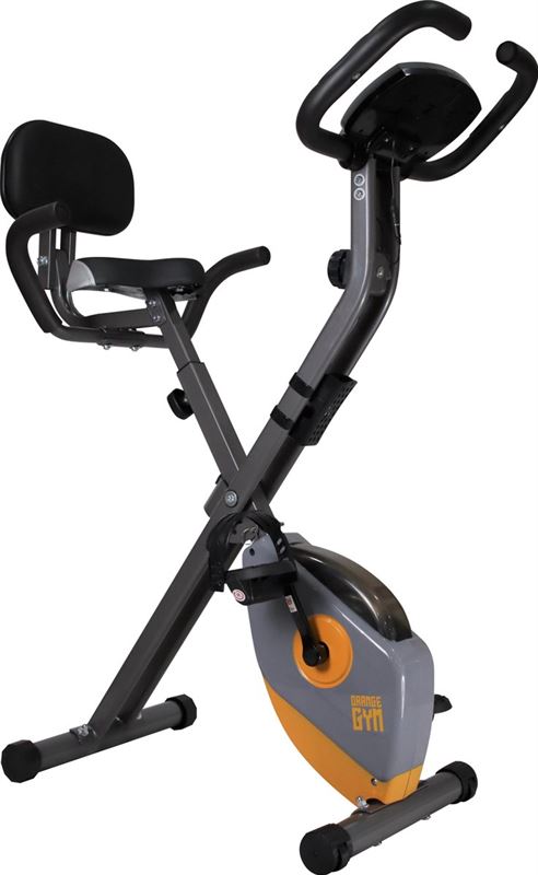 Orange X-bike opvouwbare hometrainer – incl. rugsteun, 8 weerstandsniveaus, LCD monitor, fiets | Prijzen vergelijken | Kieskeurig.nl