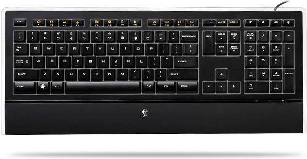 Logitech Illuminated Keyboard, US