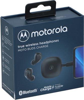de ober Economisch recept Motorola Motobuds Charge - Draadloze oordopjes - Opladen via telefoon -  Waterproof - 18 Uur Speeltijd - Zwart zwart koptelefoon kopen? | Kieskeurig.nl  | helpt je kiezen