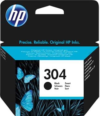 HP 304 Inktcartridge Zwart, Standaard Capaciteit (N9K06AE) origineel van