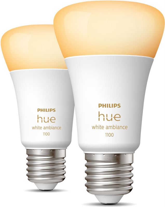 Philips Hue White ambiance 2-pack E27