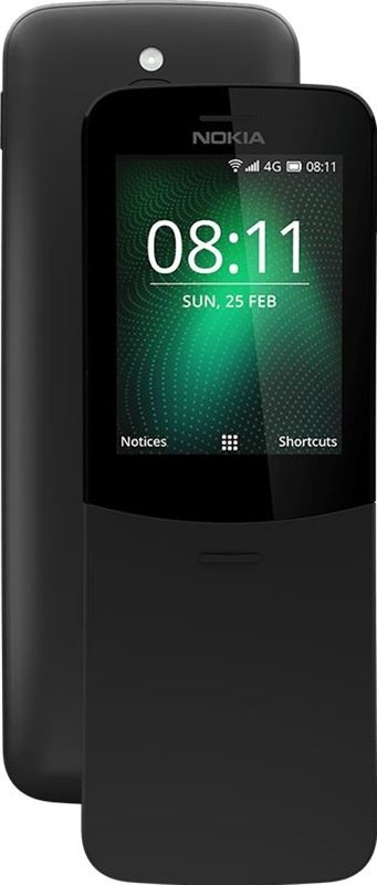 Nokia 8110 4 GB / zwart / (dualsim)
