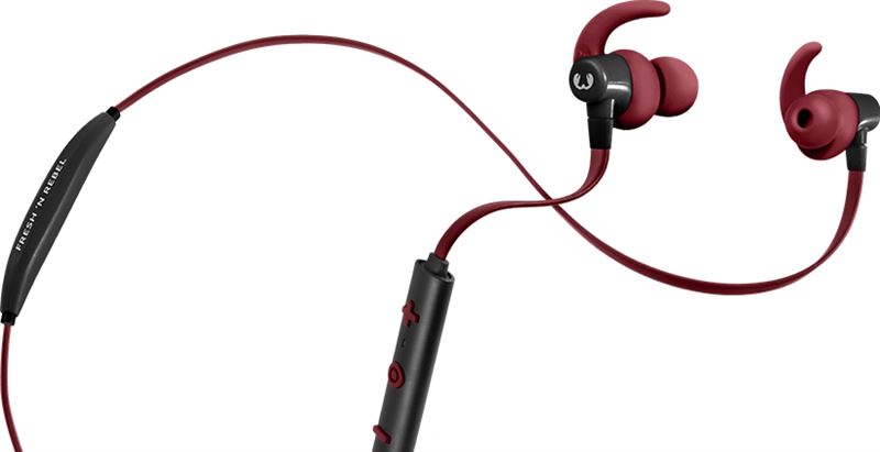 Fresh ’n Rebel Lace Wireless Sport Earbuds rood