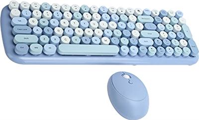 Uitroepteken Pluche pop Aanpassing PUSOKEI Computer Wireless Keyboard Mouse Combo - Blauw Toetsenbord en Muis,  Schattig Draadloos Toetsenbord, Bluetooth 100 Toetsen Retro Ronde  Keycap(Blauw) toetsenbord kopen? | Kieskeurig.nl | helpt je kiezen