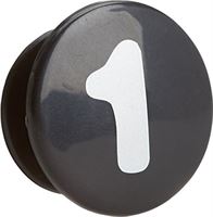 Yepp Unisex Adult ABC voorwielmand, zwart - zwart, pak van 10