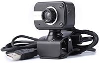 Nowakk Praktische camera, HD-webcams, USB-camera's, video-opname, webcamera, draagbare drive-vrije webcams voor desktop-pc, grijs zilver