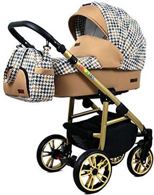 3 in 1 complete set met autostoeltje Isofix babybad babydrager Buggy Colorlux van ChillyKids Houndstooth 3in1 (inclusief autostoeltje) Prijzen vergelijken | Kieskeurig.nl