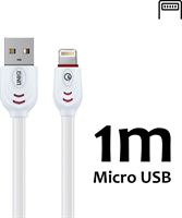 UNIQ accessory Lightning USB Kabel Wit 1m 2.1A