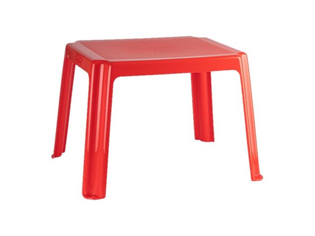 Aap pin legaal Forte Plastics Kunststof kindertafel rood 55 x 66 x 43 cm - Kindertafel  buiten - Bijzettafel | Prijzen vergelijken | Kieskeurig.nl