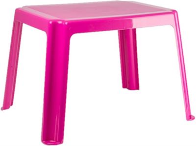 Tact vertrouwen Familielid Forte Plastics Kunststof kindertafel roze 55 x 66 x 43 cm - Kindertafel  buiten - Bijzettafel | Prijzen vergelijken | Kieskeurig.nl