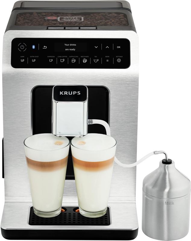 Krups Evidence volautomatische espressomachine - Black EA893D zwart, metallic
