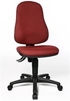 Topstar Point 60, bureaustoel, stof 54 x 47 x 109 cm bordeaux-rood