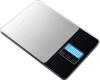 OEC Kitchen Digitale Precisie Keukenweegschaal - 1gr tot 5kg - Digitaal - Inclusief Batterijen - Tarra Functie - RVS