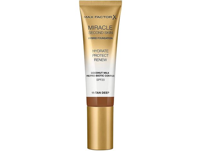 Max Factor Miracle Second Skin Foundation - 11 Tan Deep