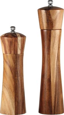 fluit Munching Veilig Timmers trading Peper en Zoutmolen set van Acacia Hout Double Wood |  Prijzen vergelijken | Kieskeurig.nl