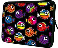 Luxburg 8"inch luxe design tablet mouw zachte tas - gekleurde vissen