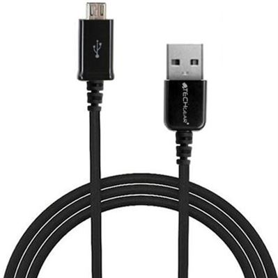 Jood demonstratie De layout TECHGEAR Extra lang (2m 6.5 ft) Micro USB 2.0 Data Sync & Charging Cable  Lead Compatibel