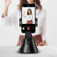 Mikamax Face Tracker - Follow Me Pod - Camerastatief - Vlog Camera Houder - Tik Tok Statief - Draadloos - 360 Graden