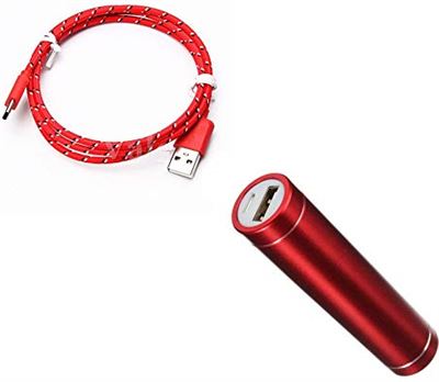 Shot Case Pak accu voor Samsung A70 type C kabel gevlochten 3 m + externe batterij oplader Android 2600 mAh (rood) | Prijzen vergelijken | Kieskeurig.nl