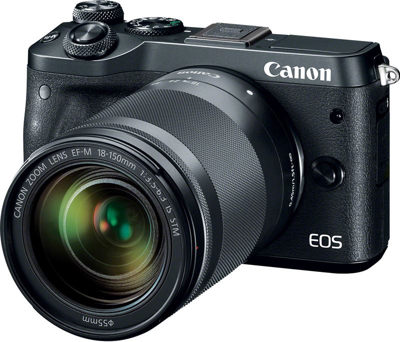 Canon EOS M6 Body + 18-150mm zwart