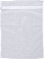 WENKO Wasnet, bevat 3 kg kleding, waszak met ritssluiting voor de wasmachine, beschermt fijne was, sokken & Co. bij elke wasbeurt, kookvast, van hoogwaardig polyester, 50 x 70 cm, wit