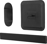 Jiawu Hoofdtelefoonstandaard, aluminium oortelefoonhanger Hoge compatibiliteit 22 cm kunststof voor kantoor voor studio voor thuis